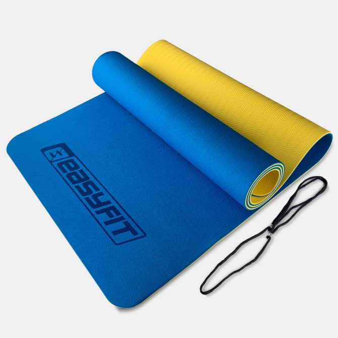 Килимок EasyFit Блакитно-жовтий