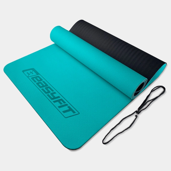 Килимок EasyFit М’ятно-чорний